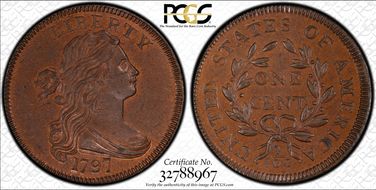 1797 1C S-123 MS65RB