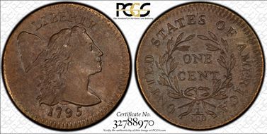 1795 1C S-78, Plain Edge MS63BN