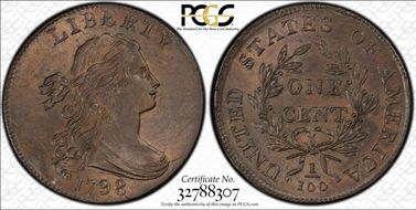 1798 1C S-179 MS63BN