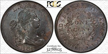 1800 1C S-197 MS63BN