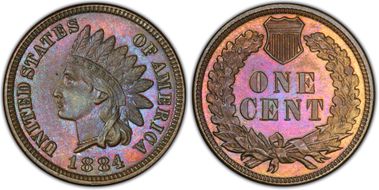 1884 1C PR65BN