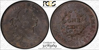 1798 1C S-174 MS63BN