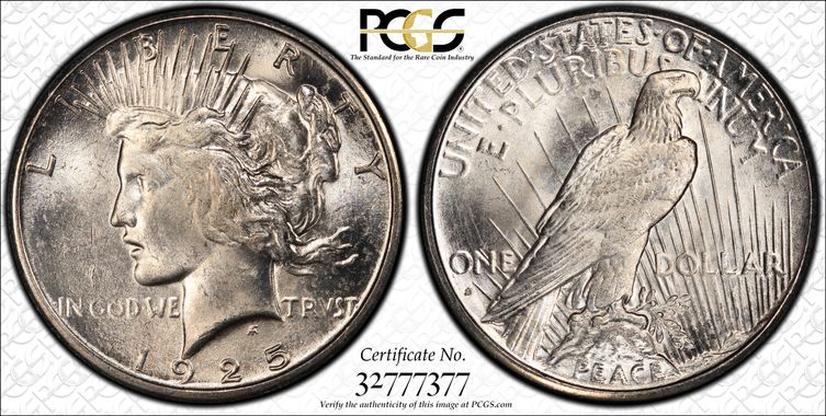 Cert 32777377 - Coin Image