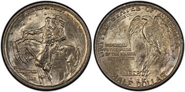1925 50C Stone Mountain MS66