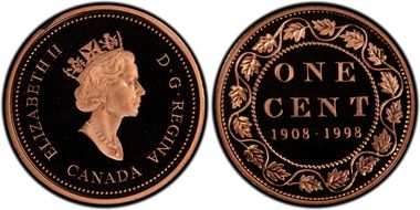 1998 1C 90th Anniversary PR69DCAM