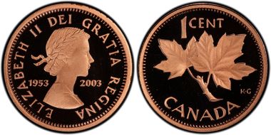 2003 1C Coronation 1953-2003 PR69DCAM