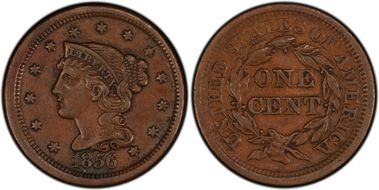 1856 1C Slanted 5 XF45BN