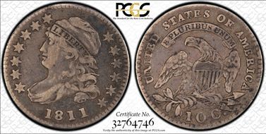 1811/09 10C JR-1 VF25