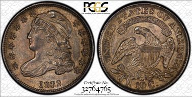 1832 10C JR-1 MS62