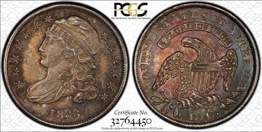 1833 10C JR-1 MS62