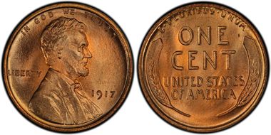 1917 1C MS67+ RD