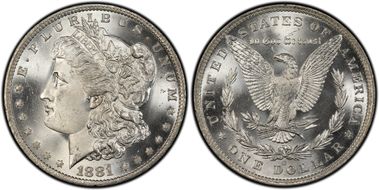 1881-O $1 MS66+