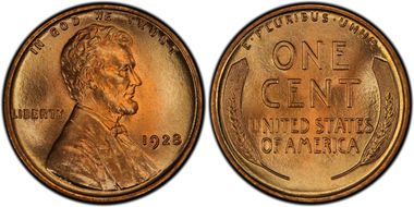 1928 1C MS67+ RD