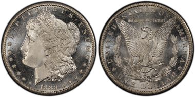 1889-S $1 MS66PL