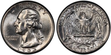 1963 25C DDO FS-103 MS65