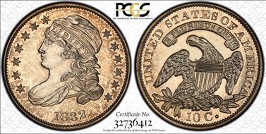 1832 10C PR64