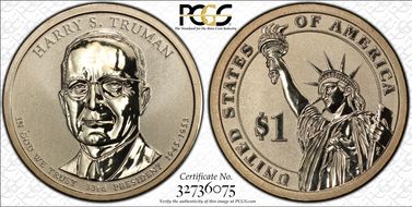 2015-P $1 Harry S. Truman Rev PR Chronicles Set PR70