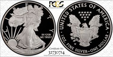 2008-W $1 Silver Eagle PR70DCAM
