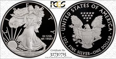 2010-W $1 Silver Eagle PR69DCAM