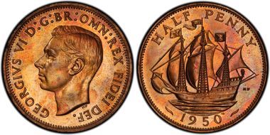 1950 1/2D S-4118 PR63RB