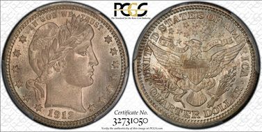 1912 25C MS64
