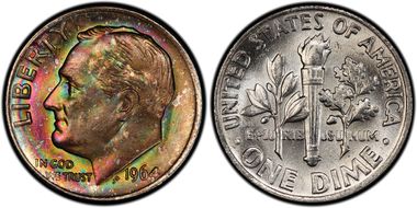 1964 10C MS66