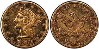 1849 $5 N1