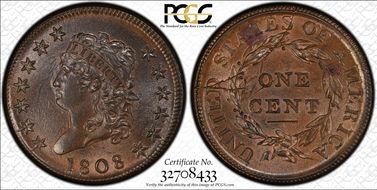 1808 1C S-277 MS66BN