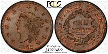 1826 1C N-6 MS66BN