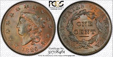 1826/5 1C N-8 MS66BN
