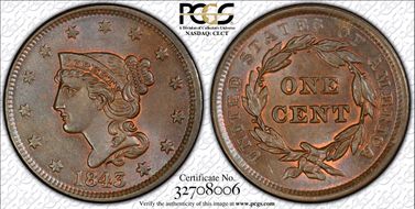 1843 1C N-15 MS65BN