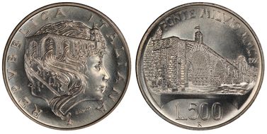 1991-R 500 L Ponte Milvio MS67