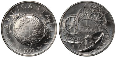 1999-R 5000 L Towards 2000 - The Earth MS68