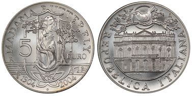 2004-R € 5 Madam Butterfly MS69