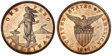1903 Peso PR53