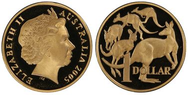 2005 $1 PR68DCAM