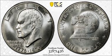 1976-S $1 Silver MS67