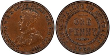 1930 (m) 1D Indian obverse VF35BN