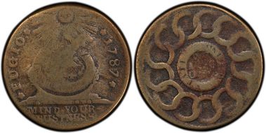 1787 Fugio 1C States United, 4 Cinq G6BN