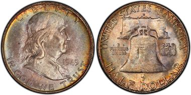 1949-D 50C MS66+ FBL