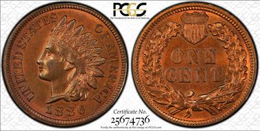 1886 1C Type 2 MS65RB