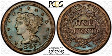 1847 1C MS66BN