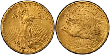 1909 $20 MS62