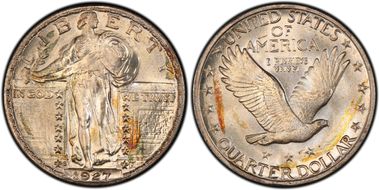 1927-S 25C MS66+ FH