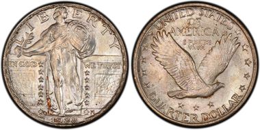 1928-D 25C MS67FH