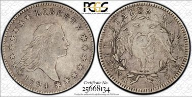 1794 50C O-101 VF35