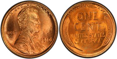 1916 1C MS67+ RD