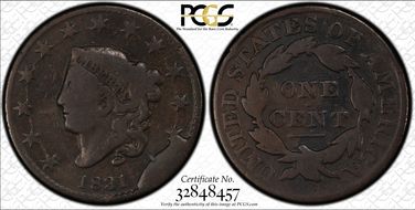 1831 1C N-12, Large Letters VG10BN