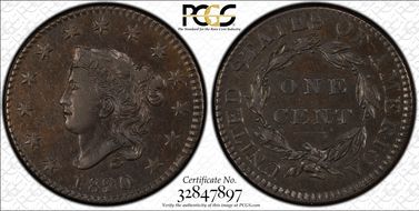 1820/19 1C Newcomb 2 XF45BN