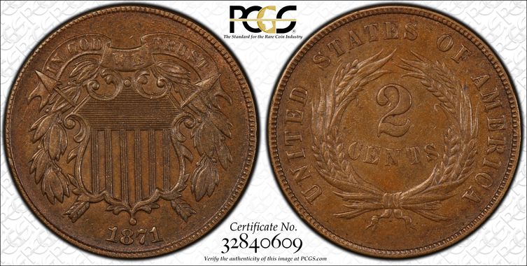 Cert 32840609 - Coin Image